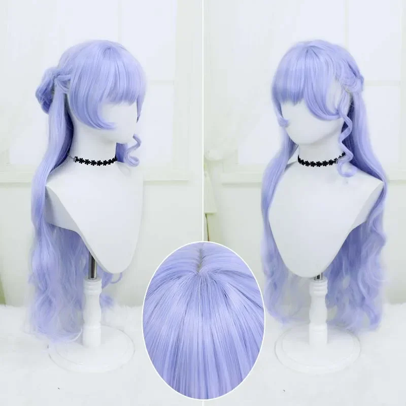 Wig Cosplay Game Honkai Star Rail Robin Rambut Sintetis Cosplay Game Robin Wig Pesta Halloween Panjang Wanita