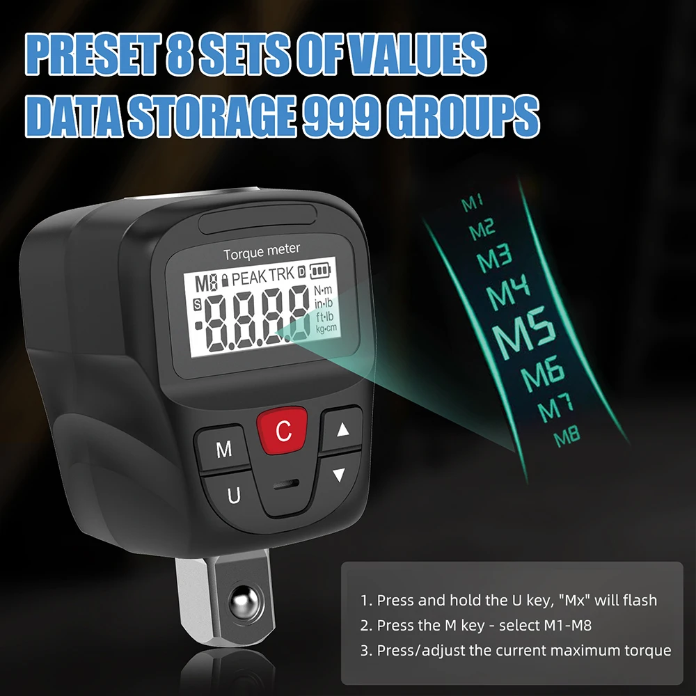 Digital Torque Adapter Kit 1/4
