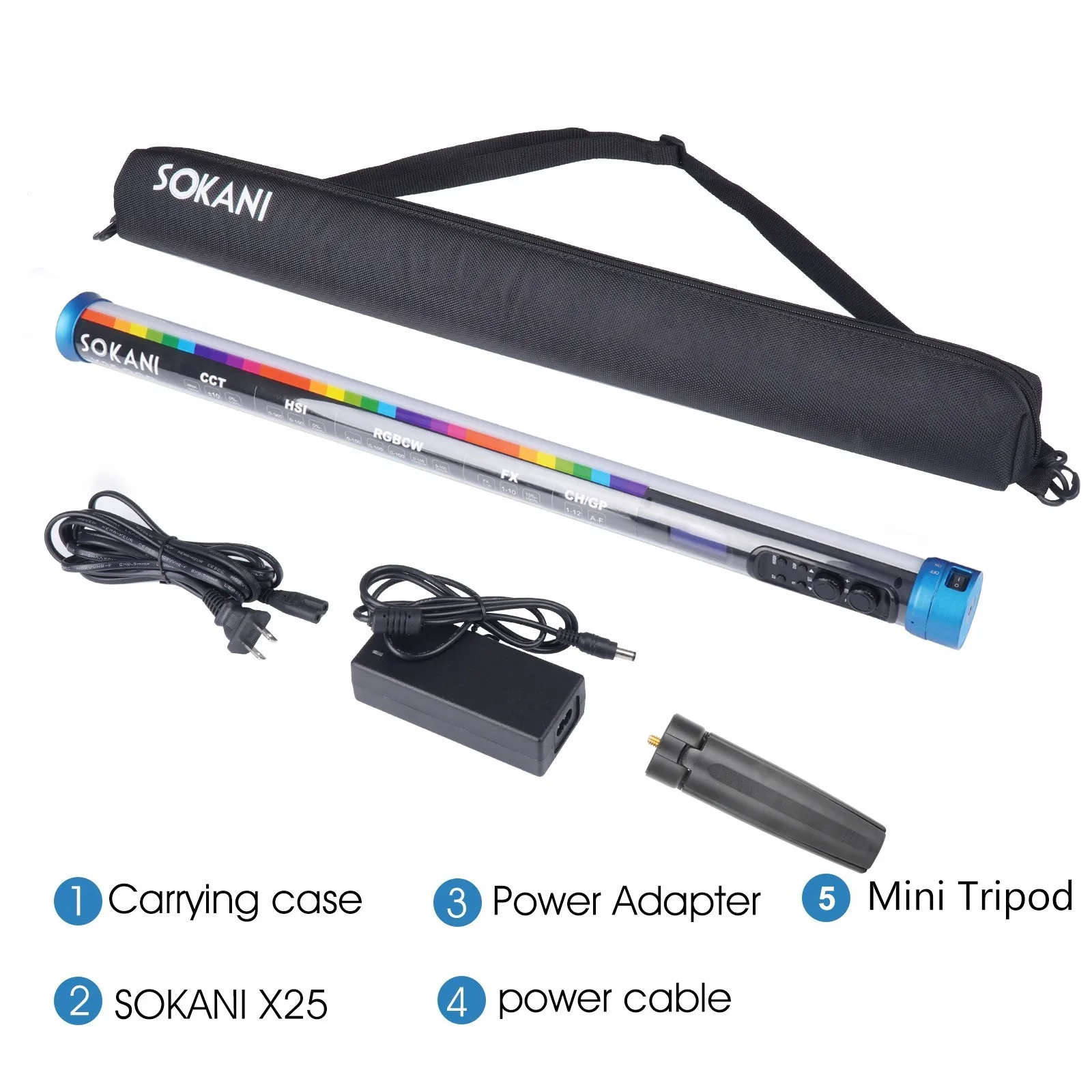 【DO BRASIL】SOKANI Wholesale-----20 Packs Sokani X25 RGB