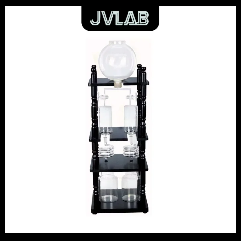 

Water Separator Valve Double Tube Ice Drip Ice Extraction Coffee Maker Lab Research Tea Maker Accessories 25 Serving JVLAB