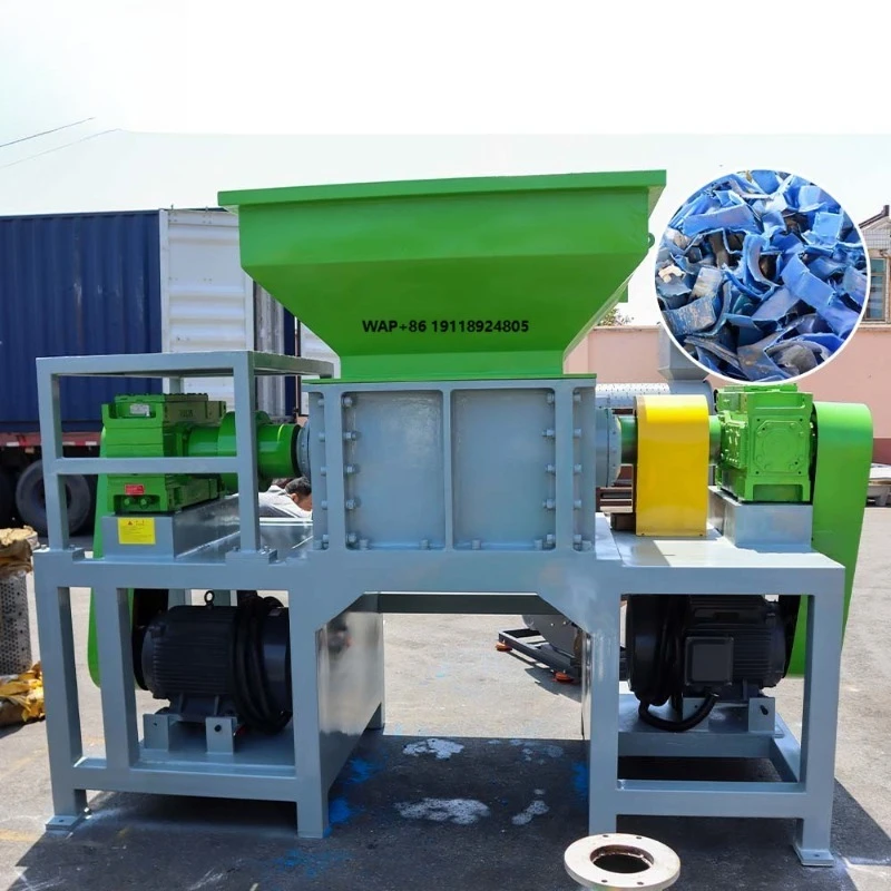 High Performance Double Shaft Shredder Shredding Recycling Machine Industrial Recycling Machine
