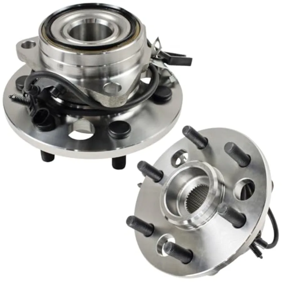 

Front Wheel Bearing Hub Assembly for 1995-2000 K1500 K2500 Suburban Tahoe GMC K1500 K2500 Suburban Yukon Escalade 4WD Steel B