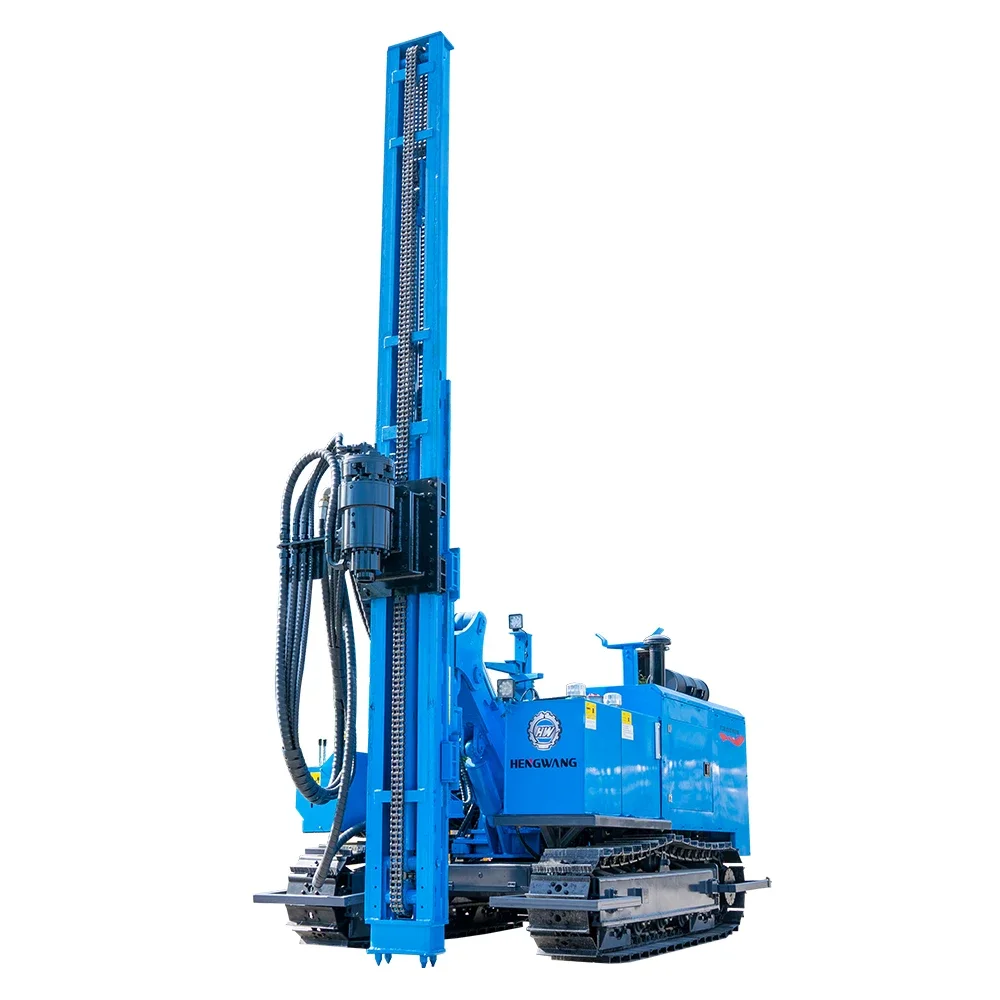 Groundwork Equipment for Solar Farms, Photovoltaic Energy Pile Driver Solution