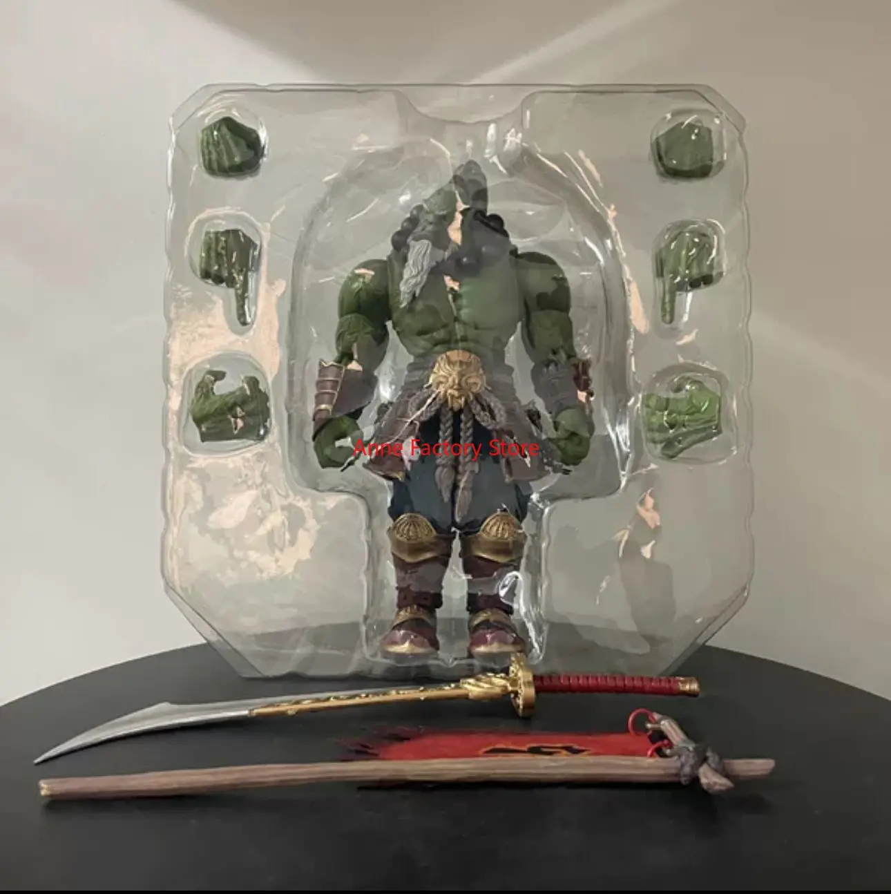 21cm World Of Warcraft Orc Figure Blade Master Figure World Of Warcraft Guardian Of The Horde Model Collection Decora Toys Gifts - view 5