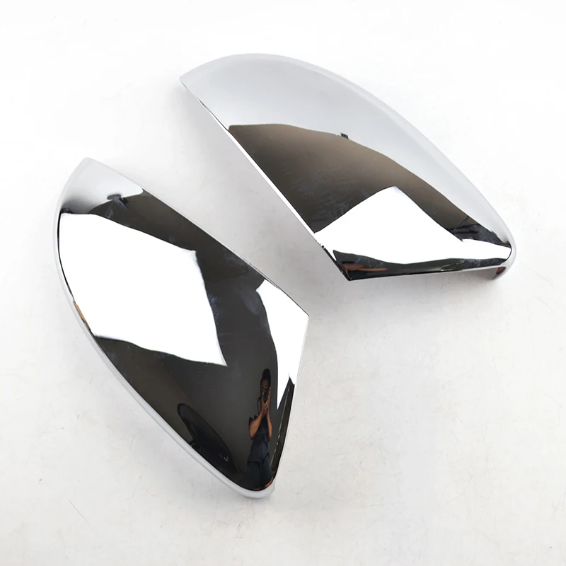 Accessories Fit For Vw Passat Cc B7 Door Side Wing Mirror Chrome Cover Cap Rear View Trim