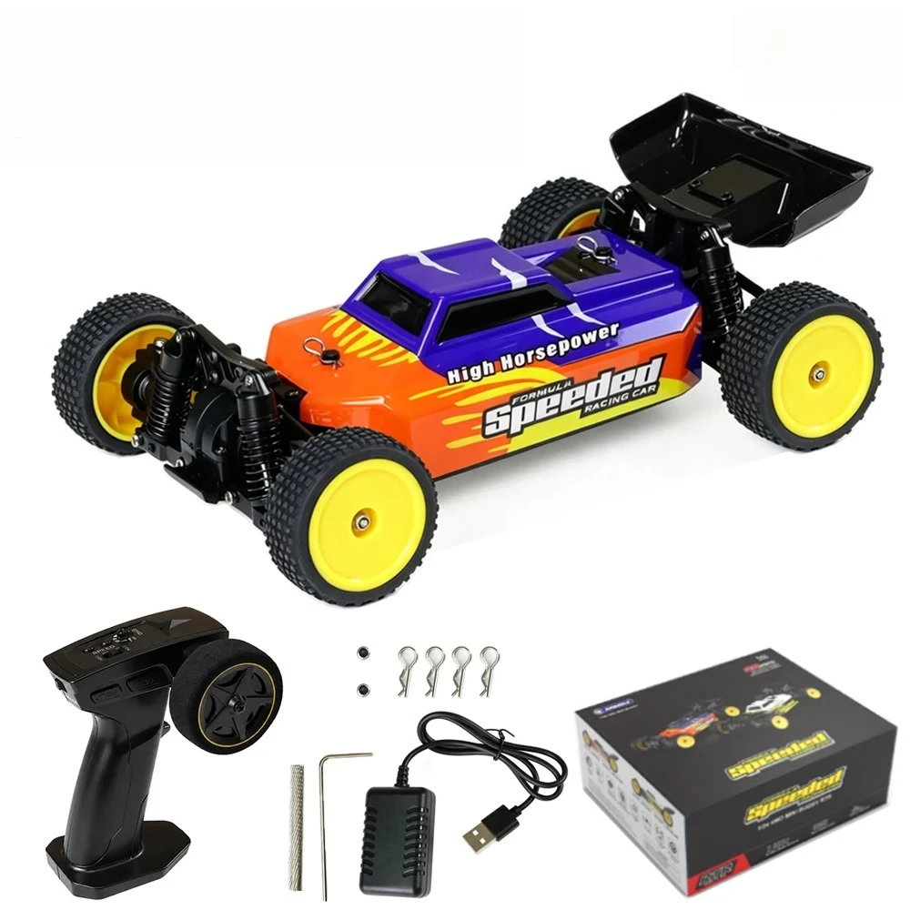 2.4G Mini RC Car 1/24 4WD High-Speed ​​Off-Road Vehicle 35 Km/h Remote Control Racing Climbing Car Model Toy Gift
