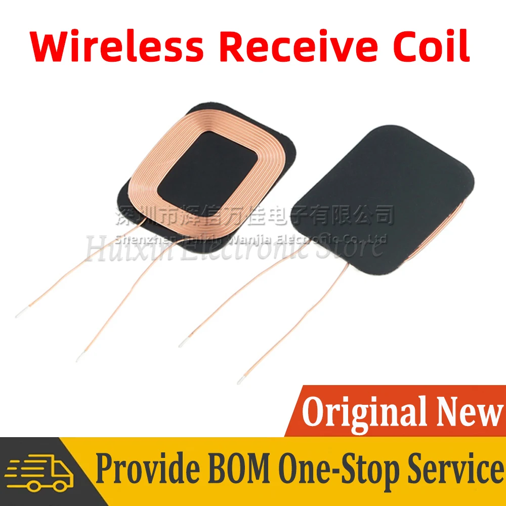 2pcs Wireless Charger Transmitter Receiver Coil Universal Qi Wireless Charging DIY PCB Circuit Coil Transmitting Receiving