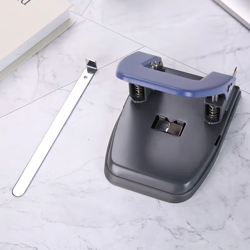 M&G Medium 30 Page Punch Portable Double Hole Punch Bore 7mm/ Hole Distance 80mm