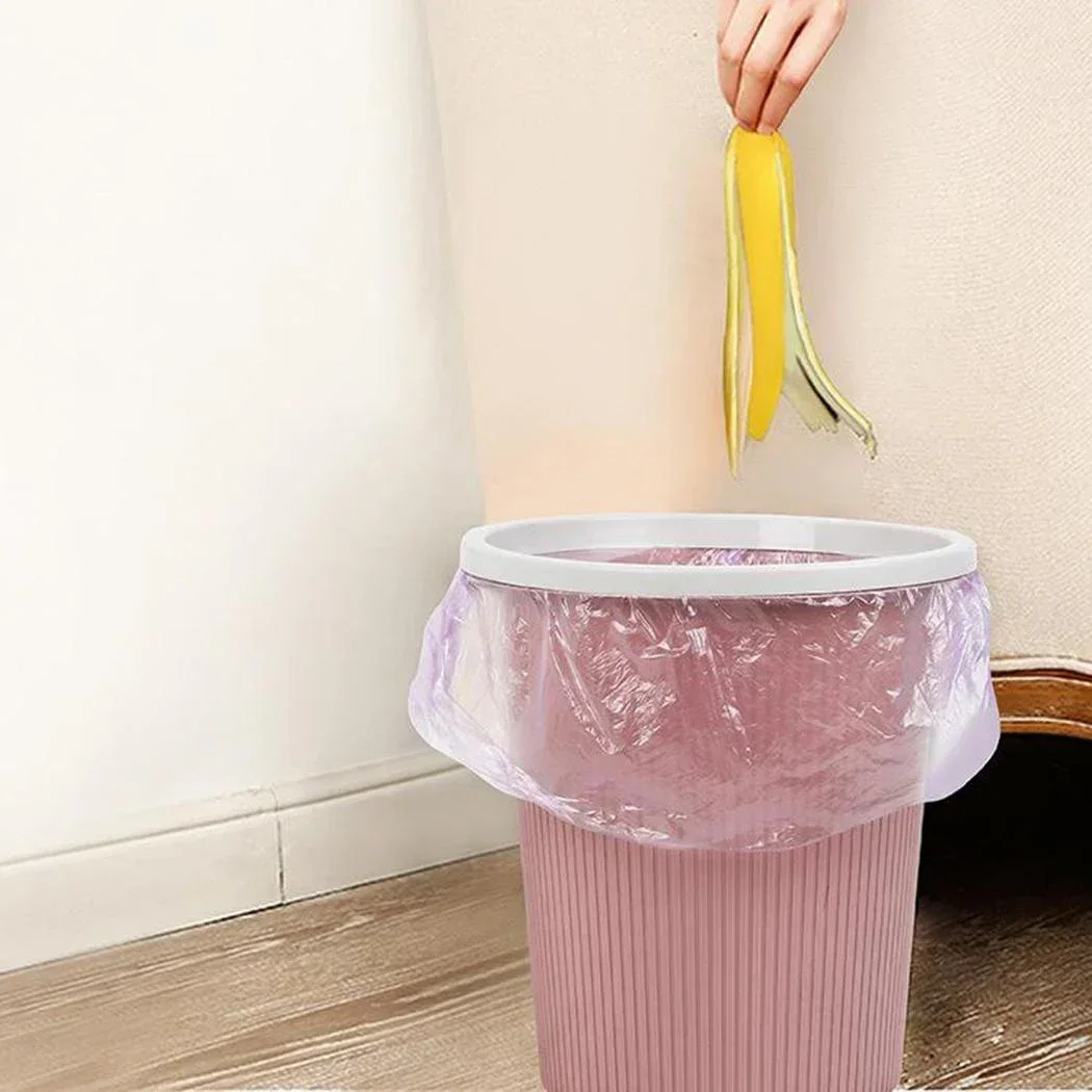 15 Stück/Rolle Müllbeutel, mittelgroß, preisgünstig, verstärkt, für Küche, Wohnzimmer und Badezimmer. – Detail 6