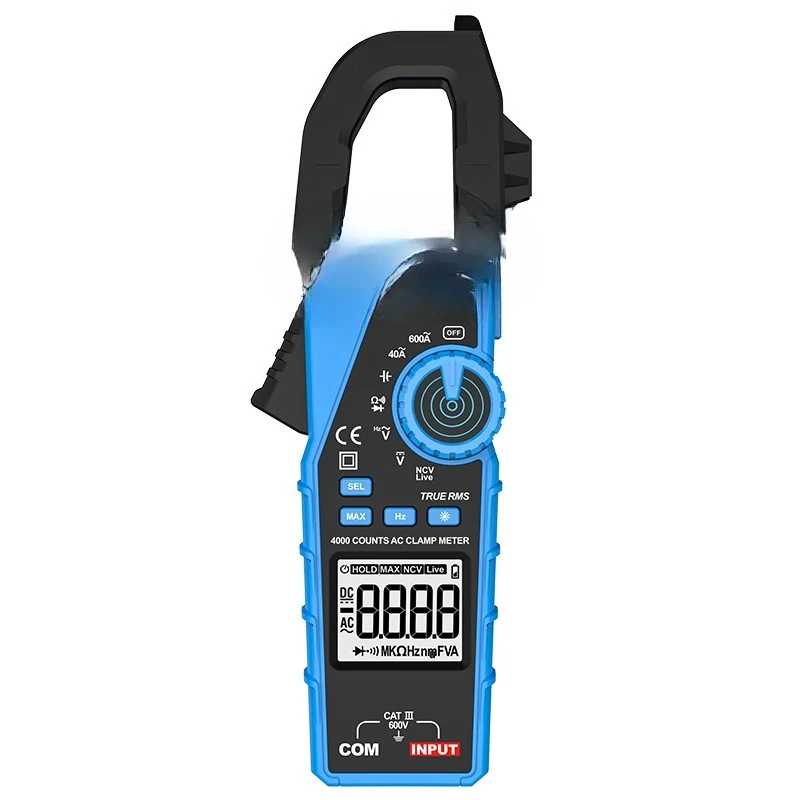 600A AC Current Tester CM88A Clamp Meter True RMS Automatic Range Resistance Diode Multimeter Tes Digital Clamp Meter