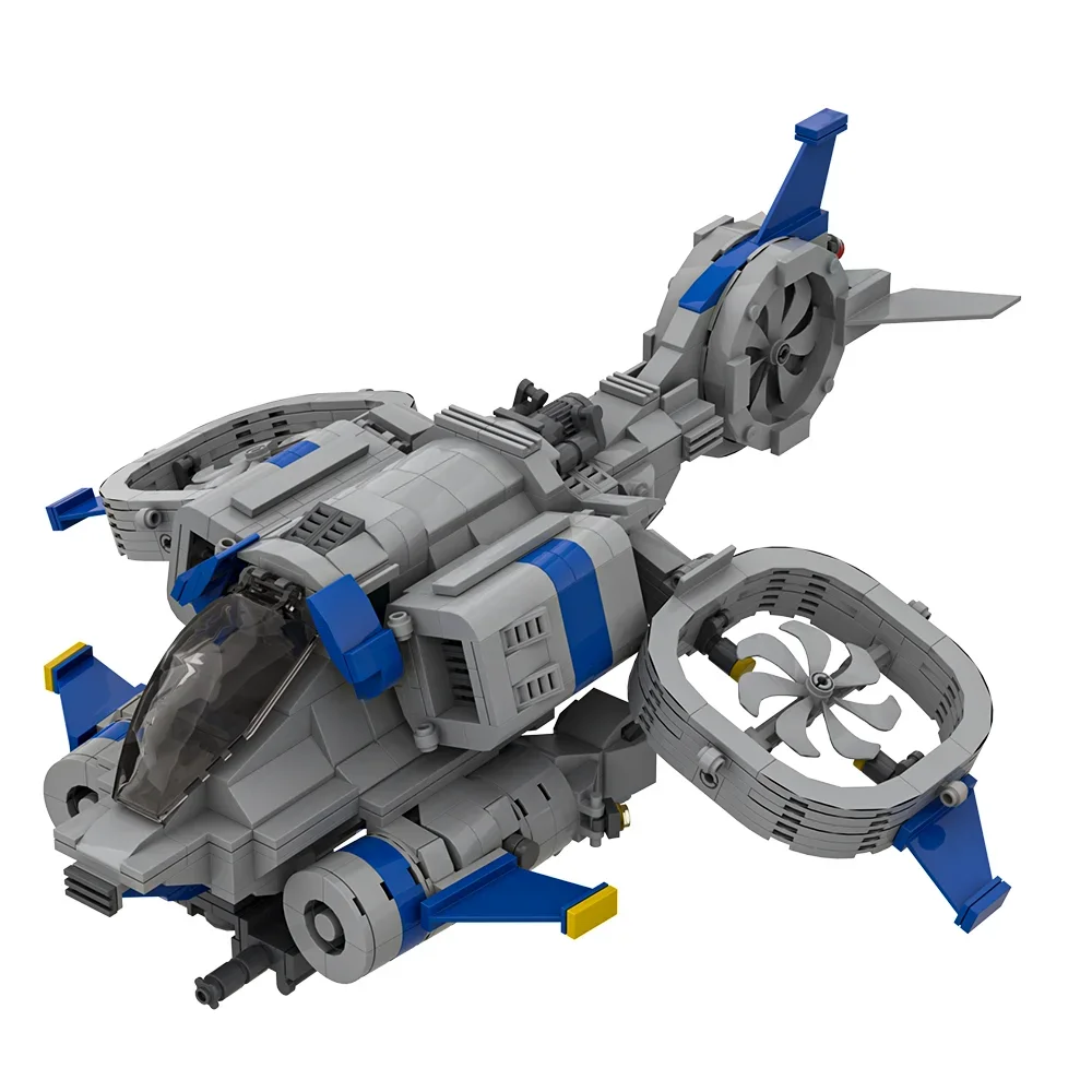 Gobricks MOC Space plane Banshee starfightereds Building Blocks Model Game Scene DIY Assembled Bricks Toy for Children Gift