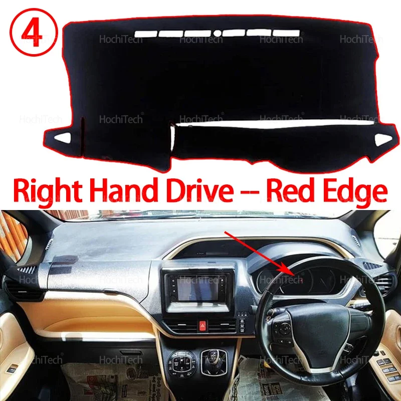 Für Toyota Noah Toyota Voxy Toyota Esquire 3Gen R80 2014-2019 Dashboard Abdeckung Pad Auto Liner Anti-Uv matte Sonnenschirm Dashmat Teppich – Detail 12