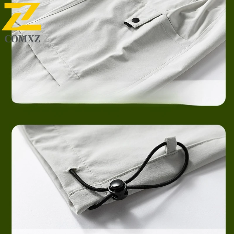 New Men's Cargo Pants 2025 Autumn Outdoor Jogger Casual Detachable Trousers Cycling Utility Essential Comfort Breathable Pants