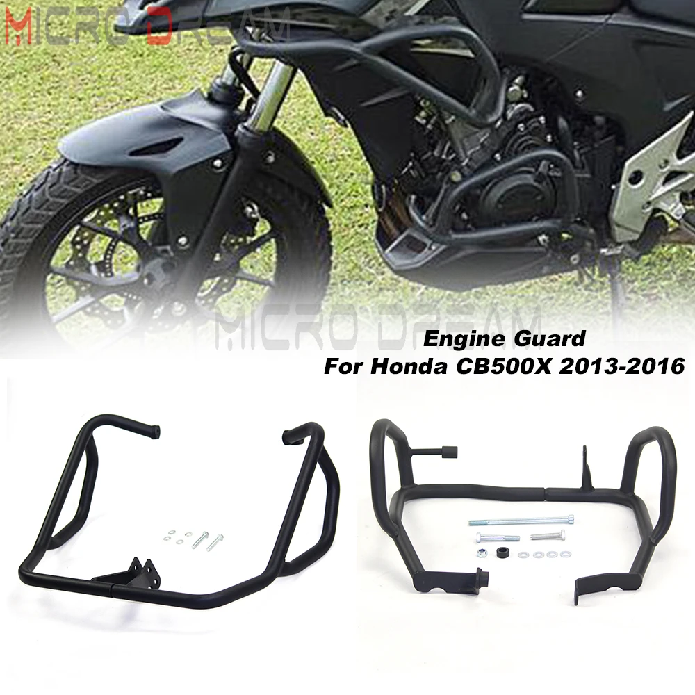 

Motorcycle Upper & Lower Crash Bar Engine Guard Protection Bumper Frame Protector For HONDA CB500X CB 500X CB500 X 2013-2016