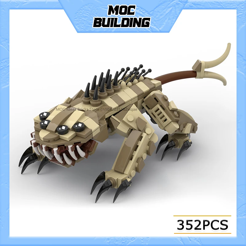 

MOC Building Blocks Space Movie Series Scene Monster Model Animal Toys DIY Assemble Bricks Creative Collection Display Xmas Gift