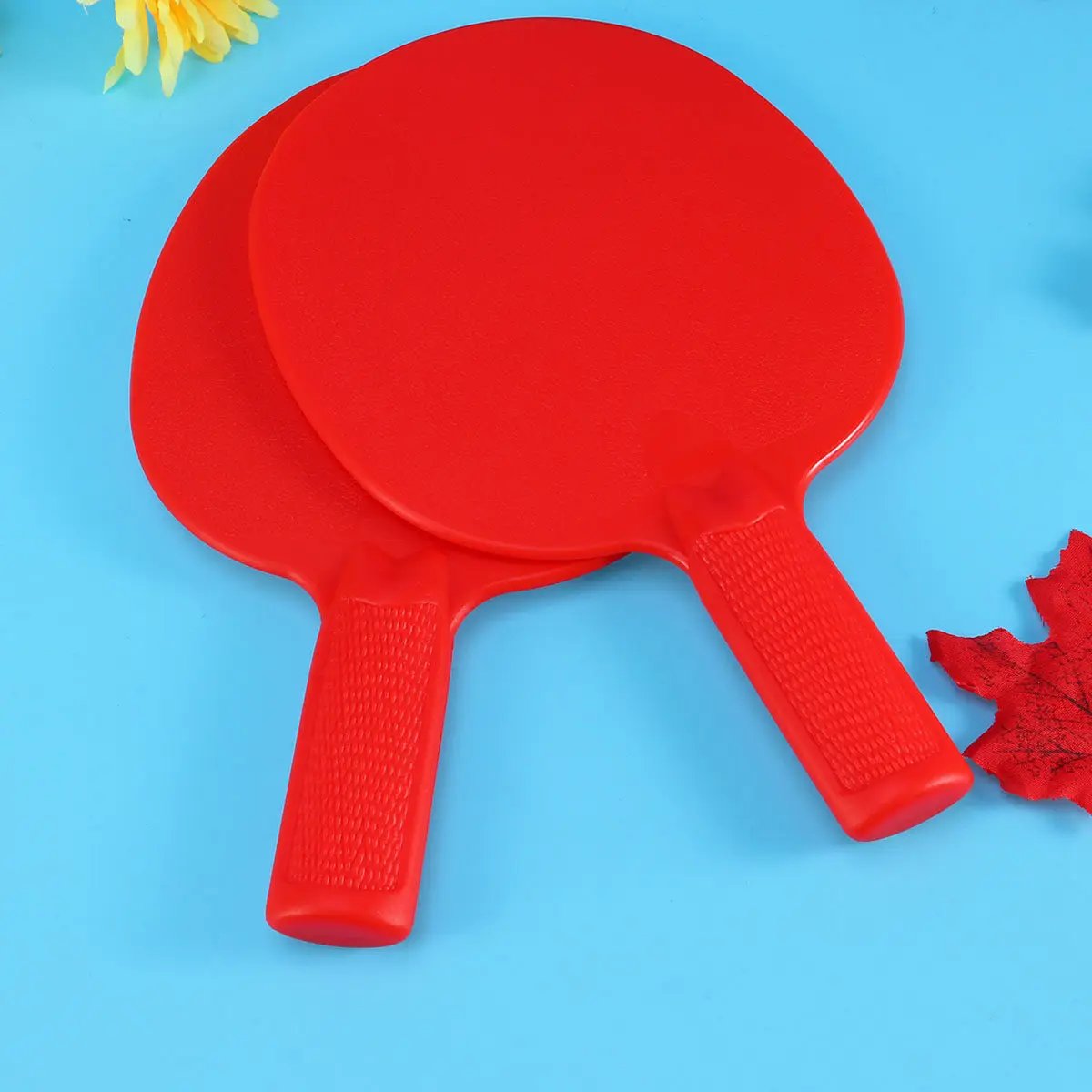 

Пара пластиковых ракеток для настольного тенниса, синие, для тренировок, набор для пинг-понга, пластиковые ракетки