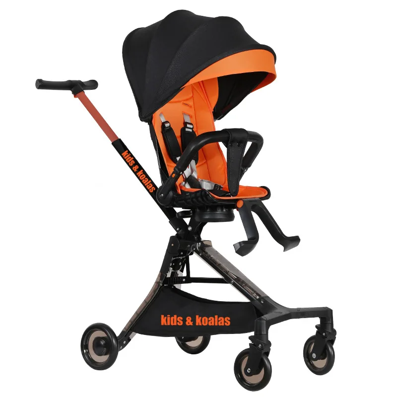 Lazychild Hoge Gezichtsveld Lichtgewicht Opvouwbare Kinderwagen Wandelwagen Comfortabele Wandelwagen Dual-Gebruik Zitten En Liggen Pasgeboren Auto