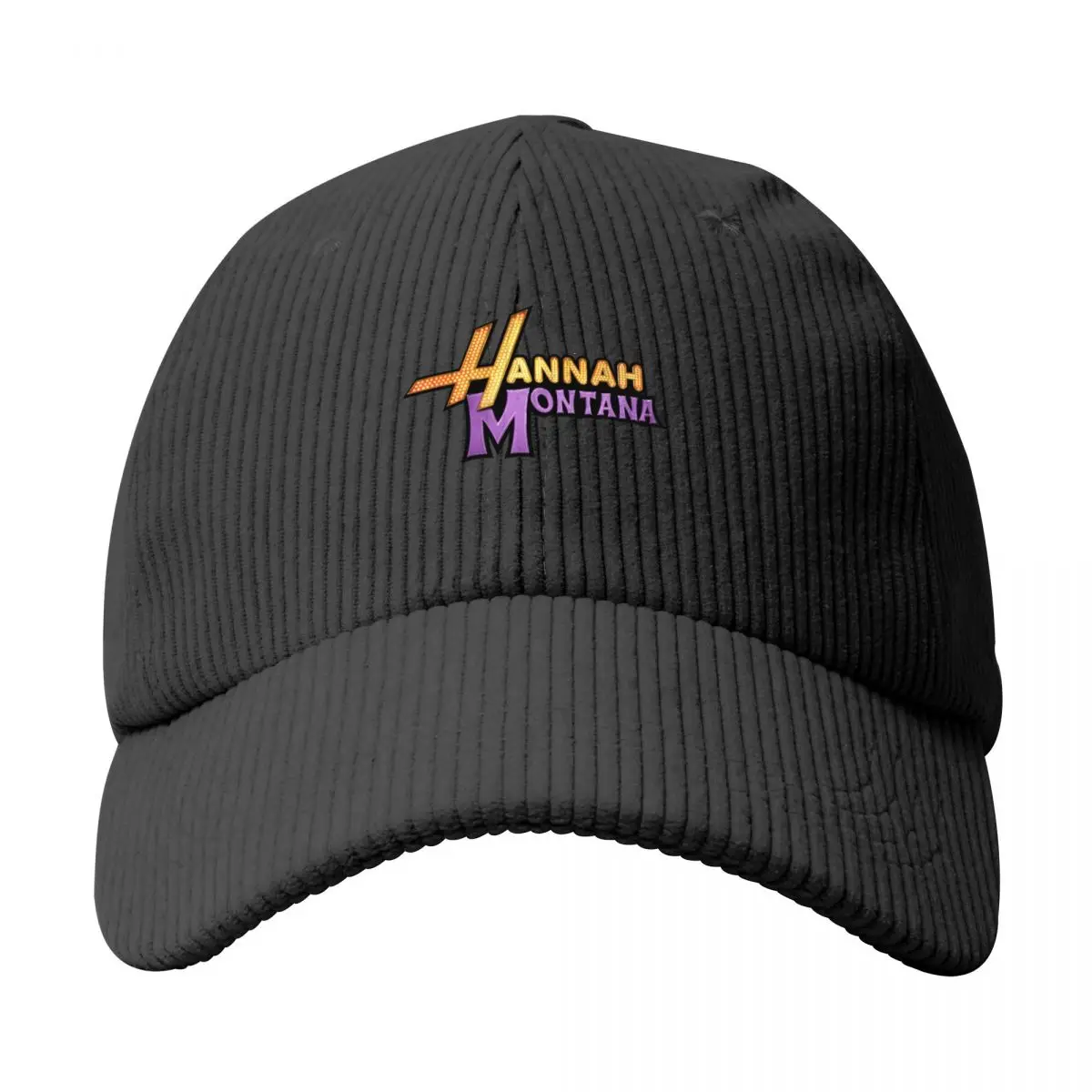 Hannah Montana Baseball Cap Corduroy Style Hats Sun Peaked Cap