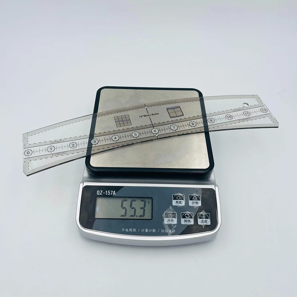 High Quality Wave Quilt Ruler Curve Tool Acrylic Easy To Use Good Toughness Multi-function For Sewing Quilting