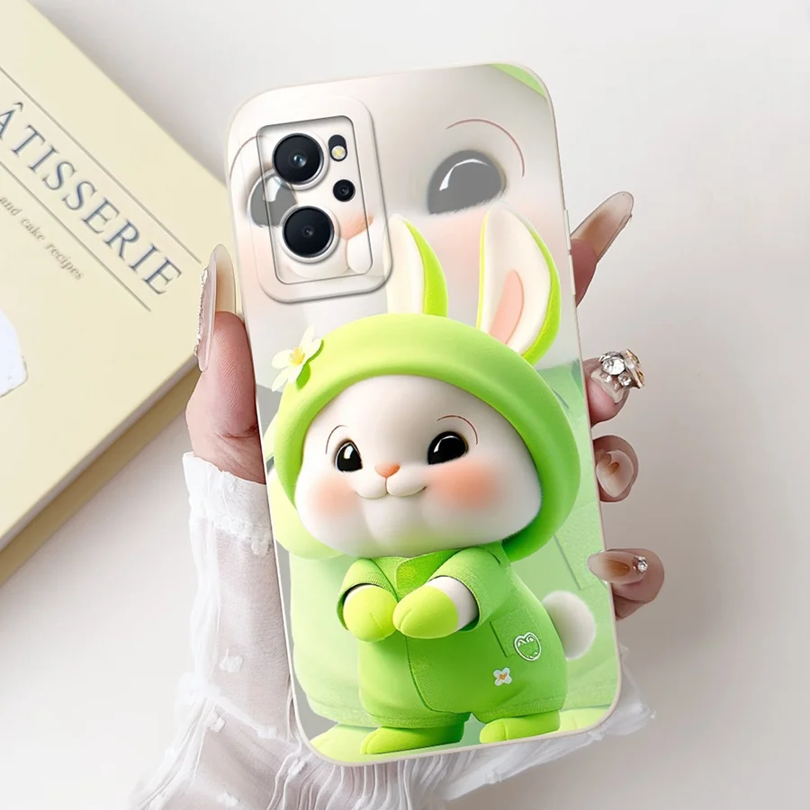 For OPPO Realme 9i Case 9i 4G 5G Cute Cartoons Flower Soft Silicone Back Cover For Realme 9 Realme9 Pro Plus 9i Phone Fundas