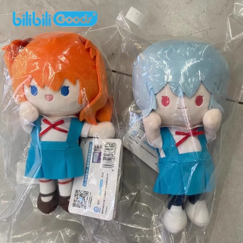 

Bilibili Goods Neon Genesis Evangelion EVA Plush Dolls Rei Ayanami Asuka Langley Shinji Ikari Stuffed Toys For Anime Collection