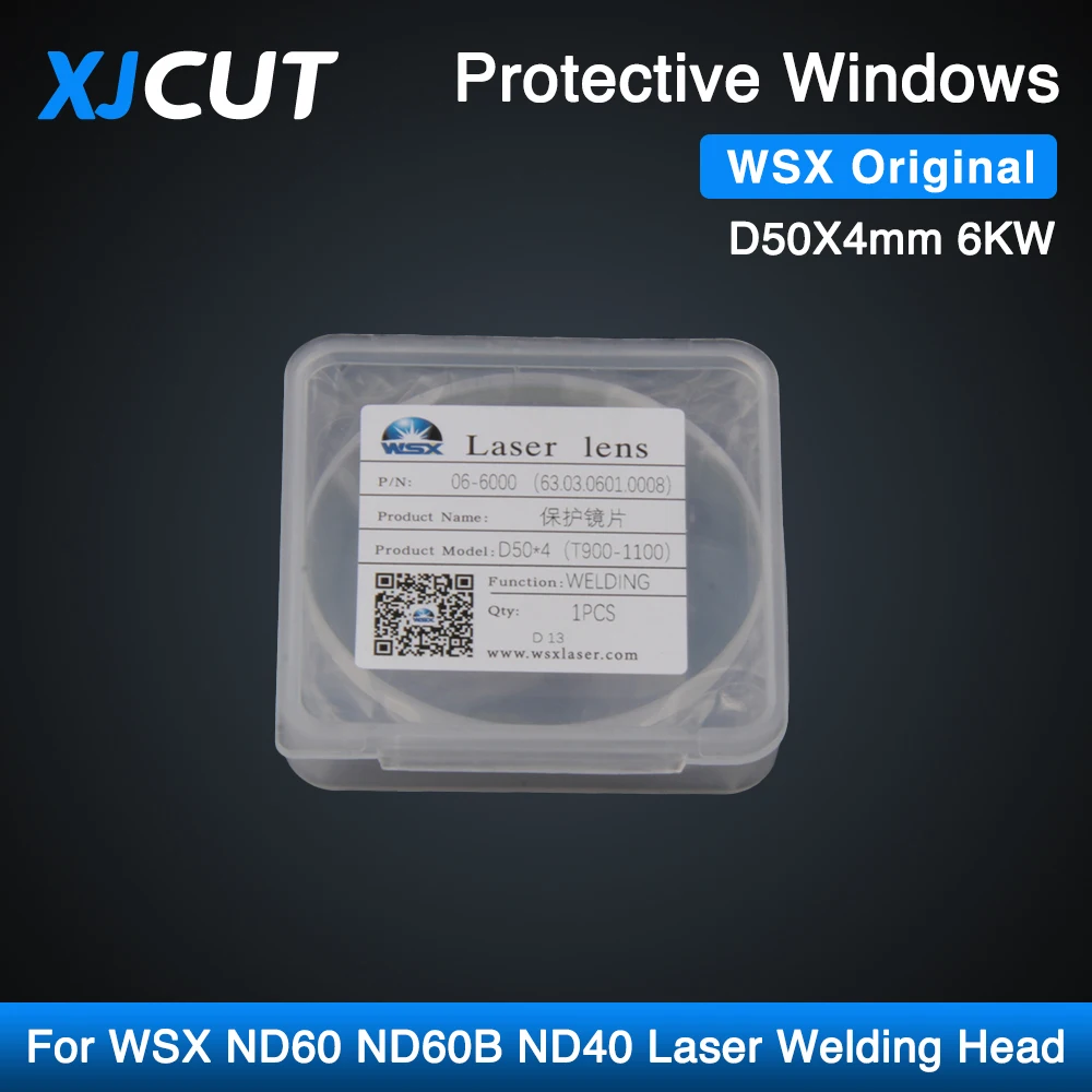 10 قطعة/الوحدة WSX الأصلي واقية ويندوز عدسة D50 * 4 6000 واط عدسة بصرية ل WSX ND60 ND60B ND40 الليزر لحام رئيس 900-1100nm #4