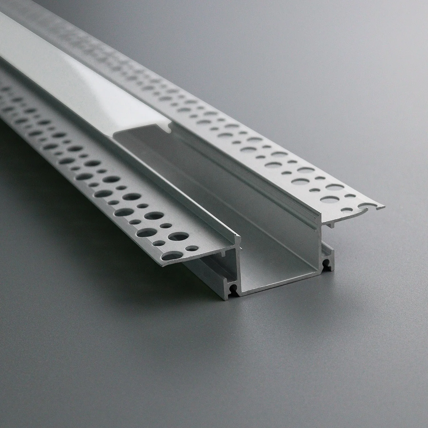 Hochwertiges LED-Streifen-Profil aus extrudiertem Aluminium profil Gips kanal Einbau-LED-Licht-Trockenbau profil