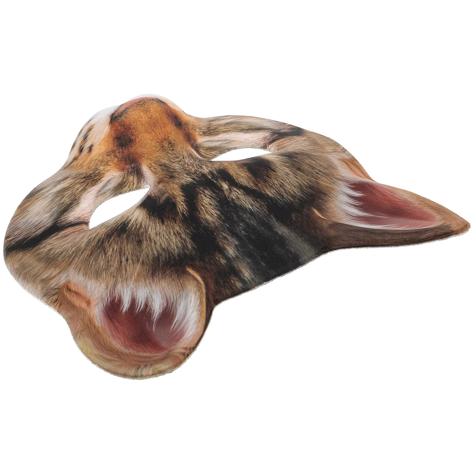 قناع قطة الهالوين للبالغين نصف وجه من مادة EVA مطبوع عليه حيوانات، زي تنكري للحفلات التنكرية، هدية إكسسوارات ممتعة يمكن ارتداؤها #5