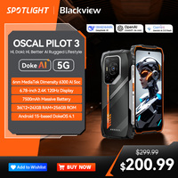 [World Premiere ]Blackview OSCAL PILOT 3 5G AI Rugged Smartphone MTK 6300, 6.78\