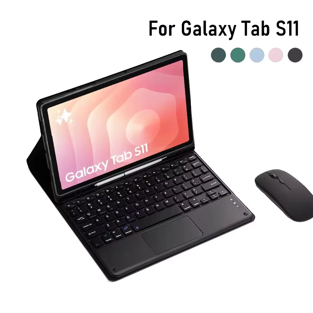 Detachable Keyboard Case For Samsung Galaxy Tab S11 11inch 2025,Smart Folio Keyboard Cover For Samsung Tab S11 11'' SM-X730 X736