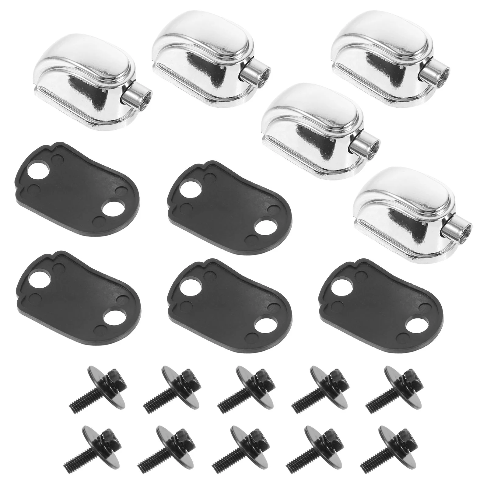 

5 Pcs Drum Set Ear Lugs Snare for Connector Square Floor Hooks Claw Metal Connectors Instrument Supplies Durable