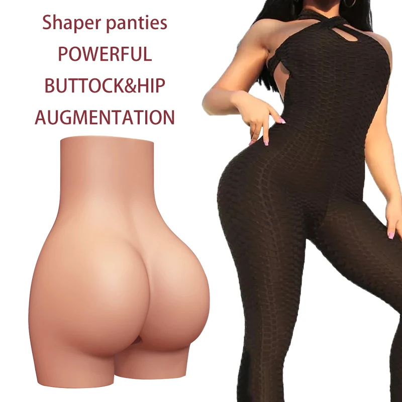 

Realistic silicone cross-dressing pants with enhanced hip and buttocks underwear for transgender people