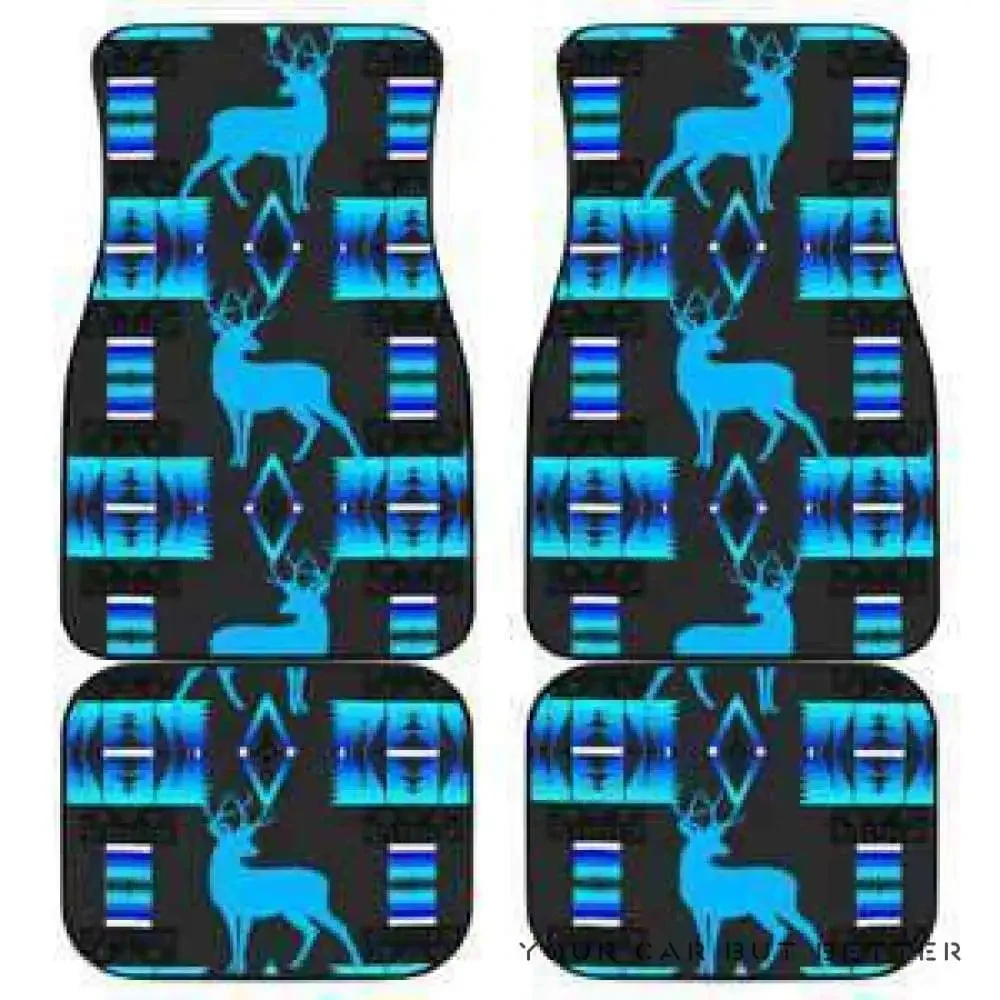 Deer Midnight Lake Set Of 4 Car Floor Mats 100704