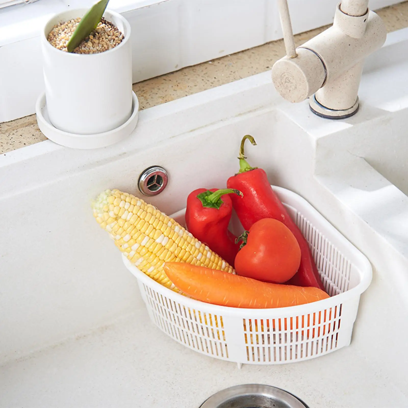 Draining Basket for Fruit Fruit Veggie Washing Basket for Cherry Farmhouse
