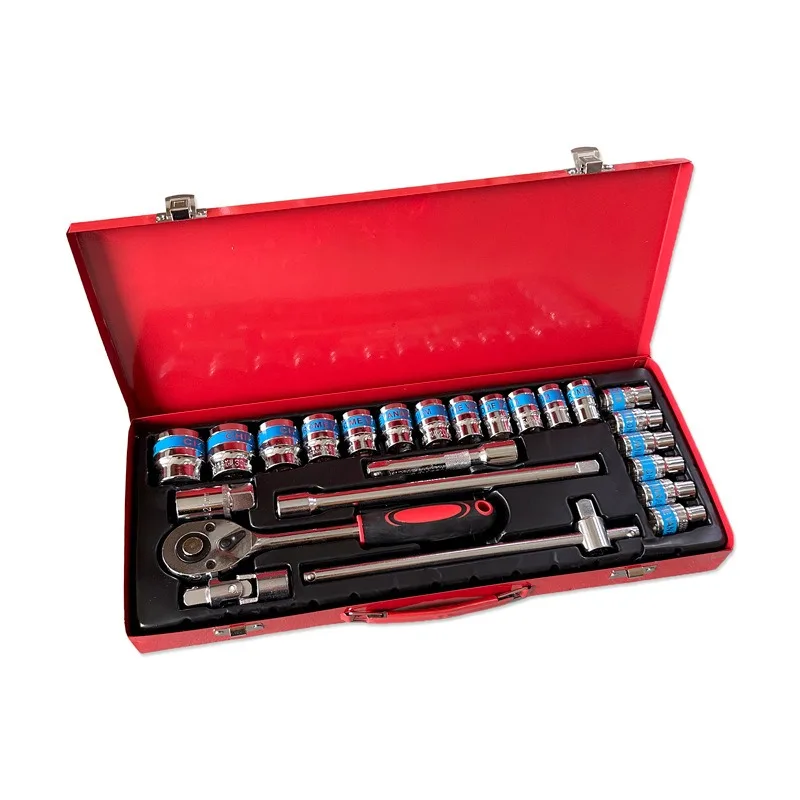 

Factory Direct Sales 24 Piece Auto Repair Ratchet Wrench Socket Tool Set Hand Tool Kits Multifunctional Tool Screwdriver Set