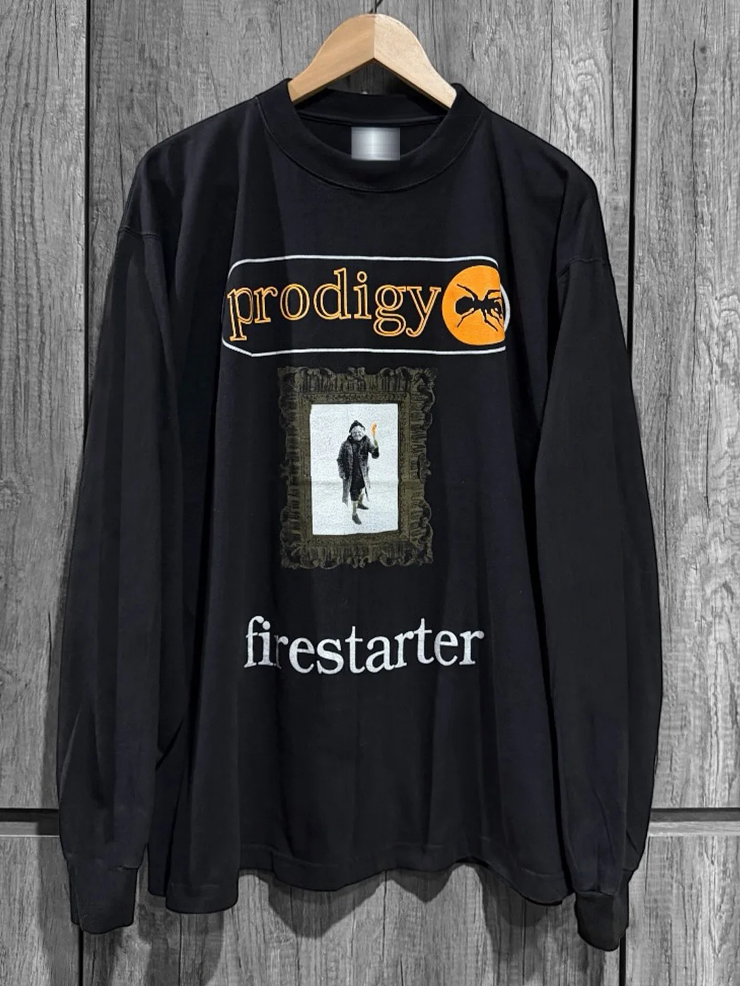 Protagonist Band Album American Retro Long Sleeve T-Shirt Unisex Youth Fashion Breathable Print round Neck Loose Fit T-Shirt