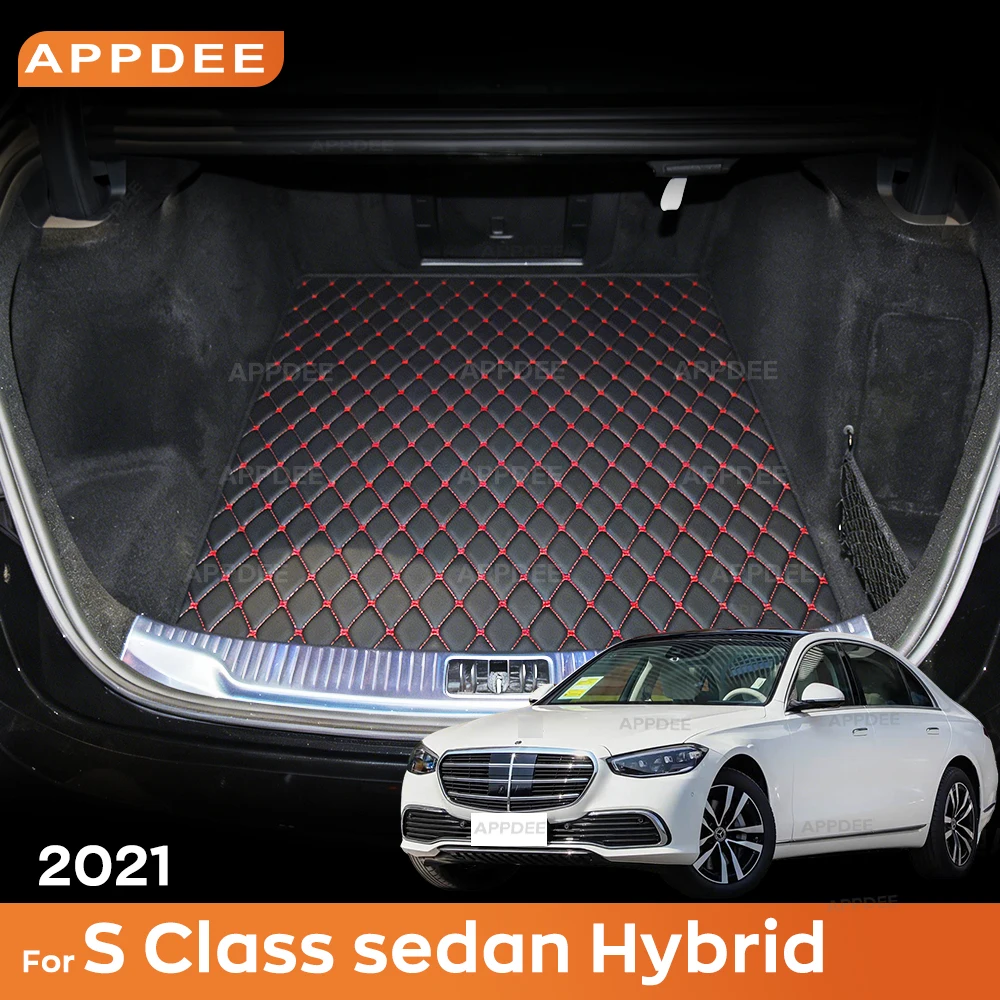 

Car Trunk Mat For Mercedes S Class sedan Hybrid W223 2021 Custom Car Accessories Auto Interior Decoration