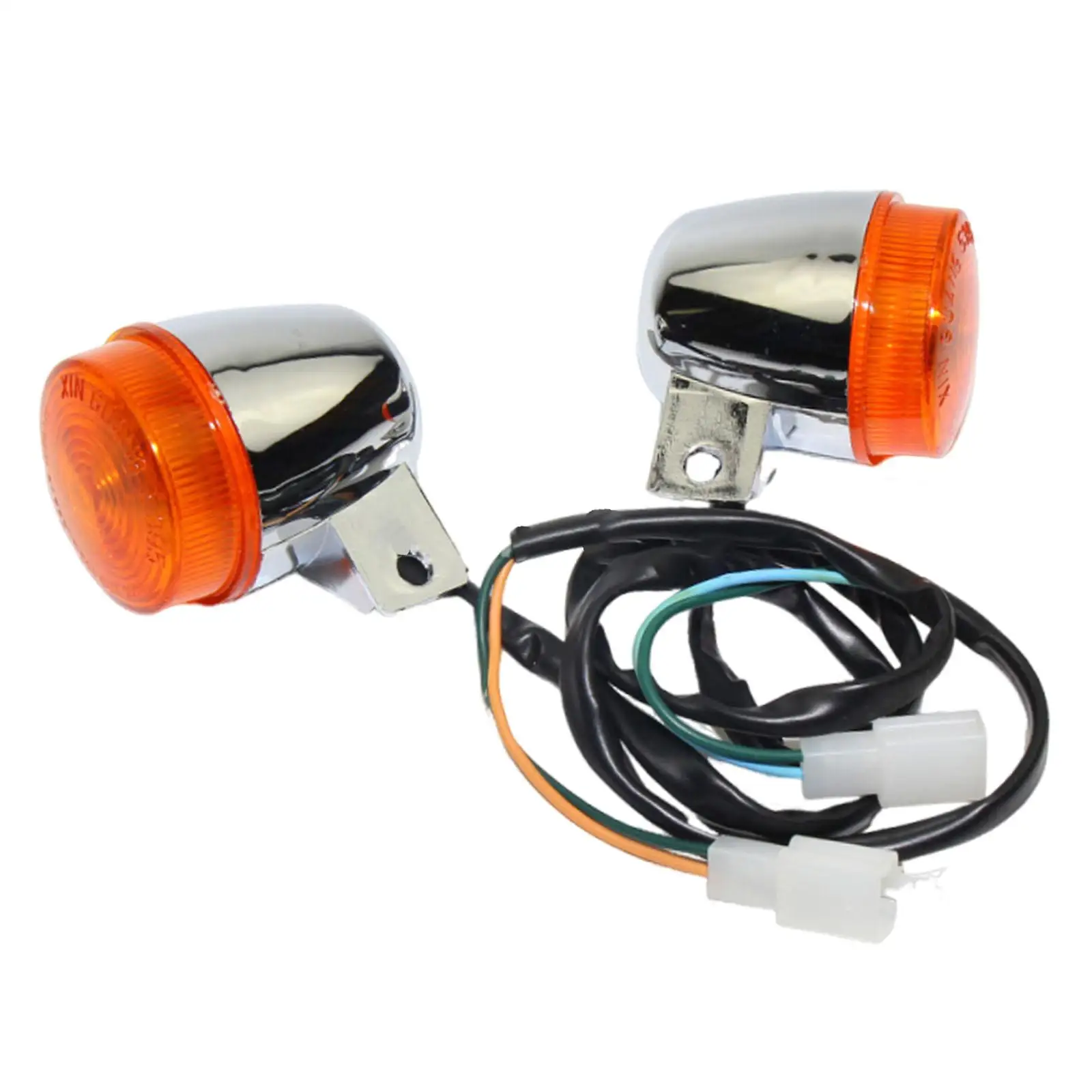 

2-х шт. аксессуары для указателей поворота мотоцикла, простые в установке, левый и