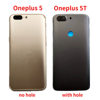 Metal Housing For Oneplus 5 5T A5000 A5010 Back Battery  Cover Rear Door Case with Camera Lens Side Buttons