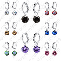 Fashion Accessories Custom Wholesale Fashional Earring For Women 925 Sterling Silver Jewelry Cubic Zirconia CZ Earings