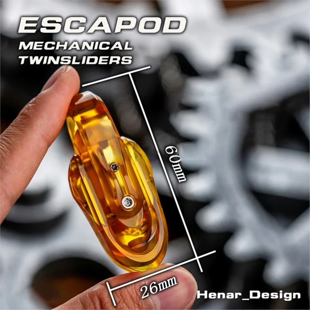 WANWU EDC Escapod Mechanical Twinsliders Push Slider Stress Releiver Slider Fidget Toy Cool Gadgets