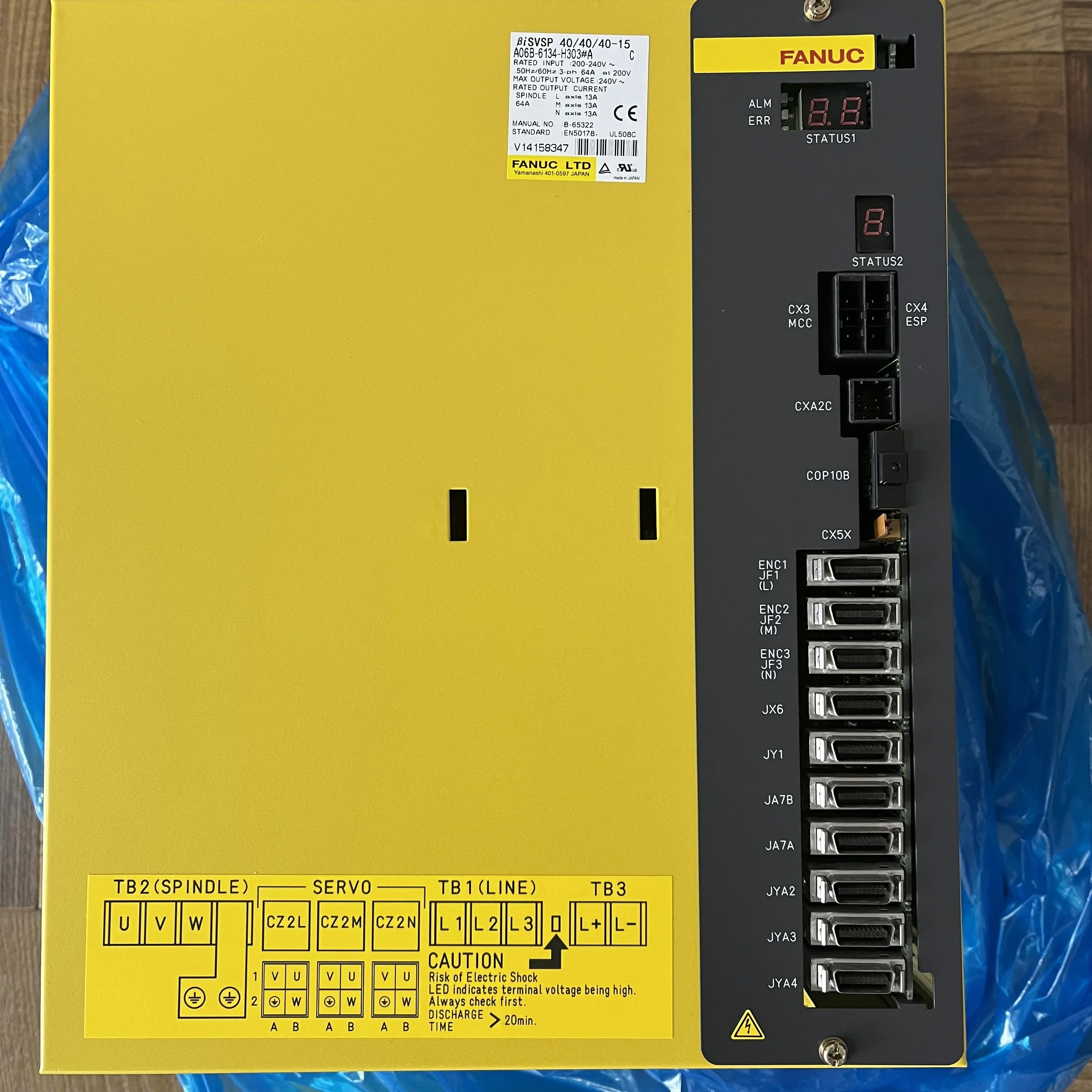 New Fanuc servo drive A06B-6134-H303