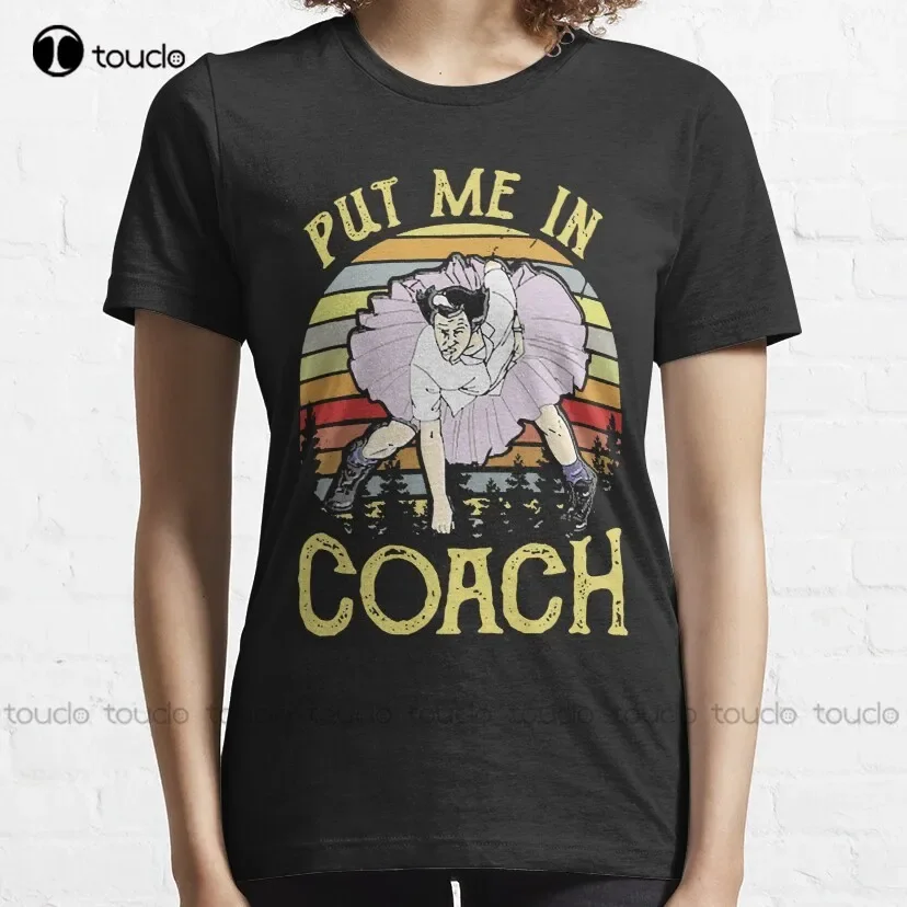 Put me in cooach ace ventura pet detective jim carrey funny T-Shirt grey shirt Custom aldult Teen unisex digital printing xs-5xl