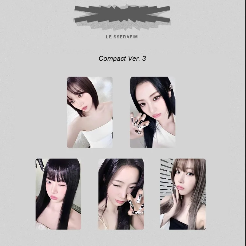LESSAREFIM New Album Hot Lomo Card Photocards Double Sided Printd Postcards Fans Collection