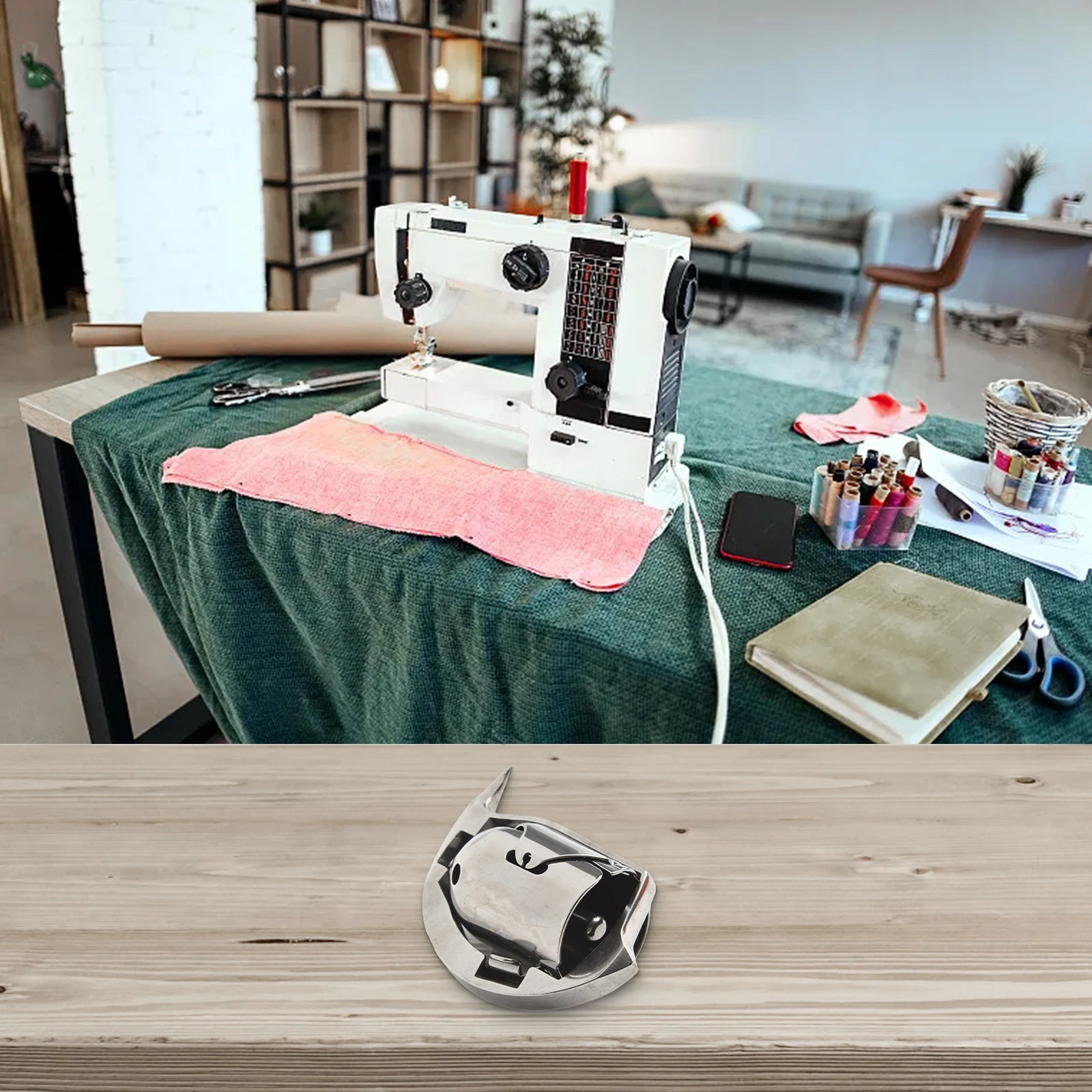 

Набор деталей для крючков для челнока, принадлежности для швейной машины 205 266 366, аксессуары для рукоделия для замены Durkopp Adler 204