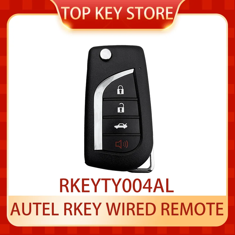 Autel Wired Remote Key RKEYTY004AL Universal Remote Keys RKEYTY4P With Program Wire Cable For XP400Pro XP200 KM100