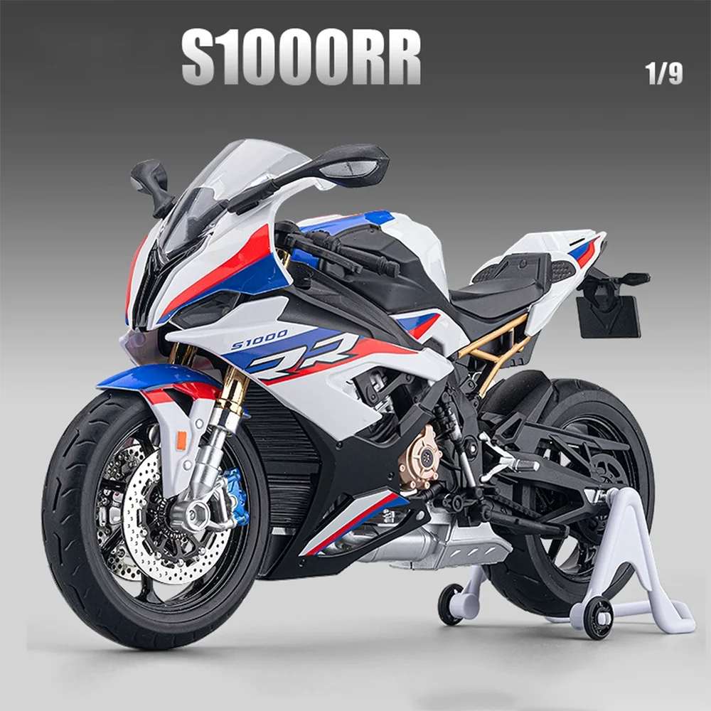 

Scale 1:9 1000RR H2R Motorcycle Model Toy Shock Absorption Linkage Steering Metal Diecast Models Toys Home Decor Decoration