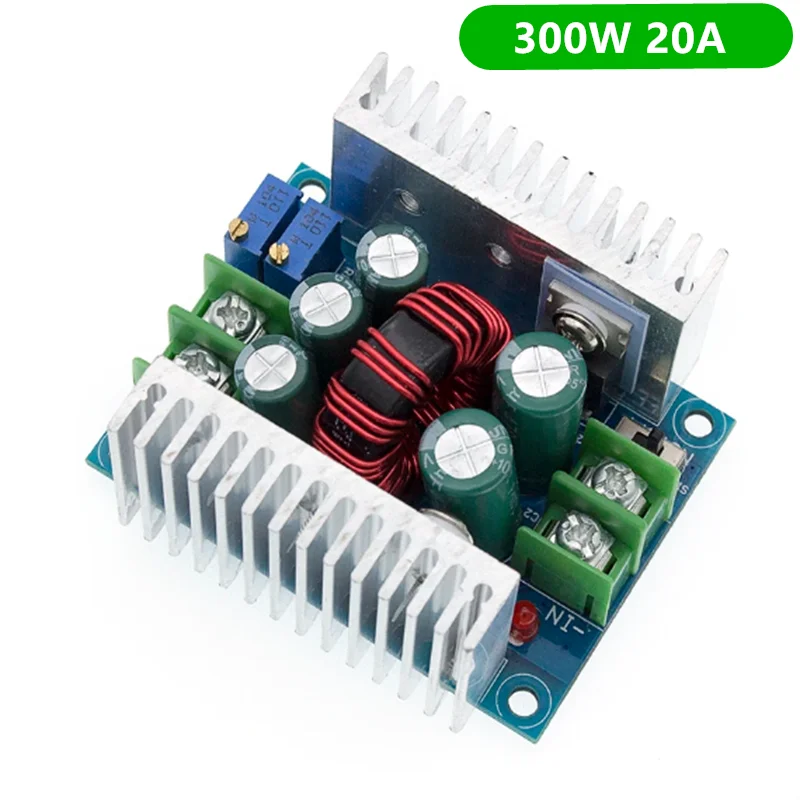 300 W 20 A DC-DC-Abwärtswandler, 6–40 V auf 1,2–36 V, Abwärtsmodul, Konstantstrom-Treiber, Elektrolytkondensator ﻿