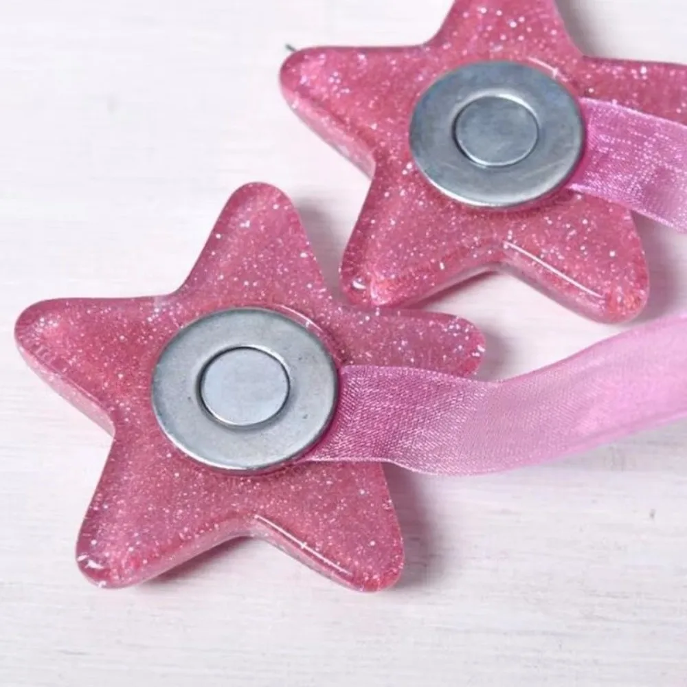 New Star Shaped Magnetic Curtain Tie ABS Buckle Clips Curtain Holder Curtain Holdback Home Decor