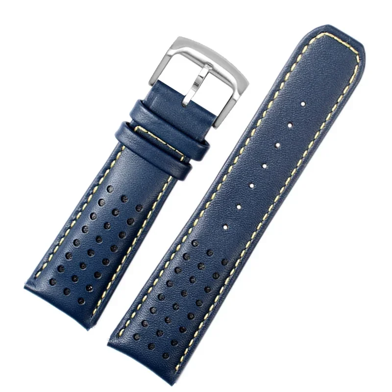 Genuine Leather Watch Strap for Citizen Watch Strap Blue Angel JY8078-52L Y8078-01L Second Generation Blue Angel Cowhide 22 23mm